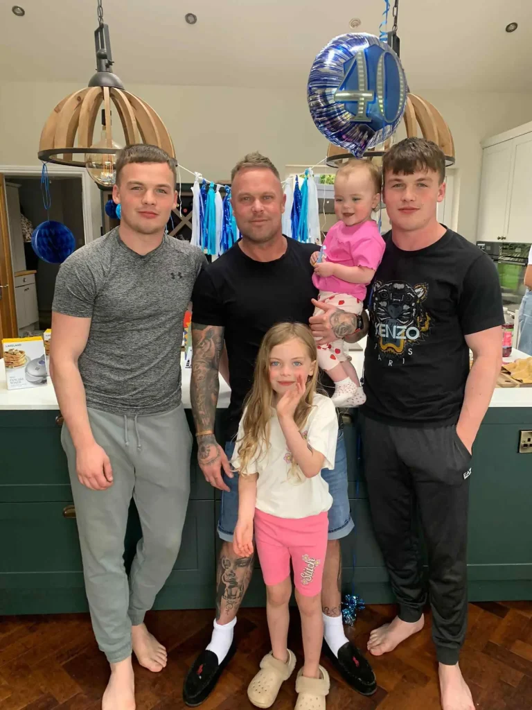 Ben and his family
