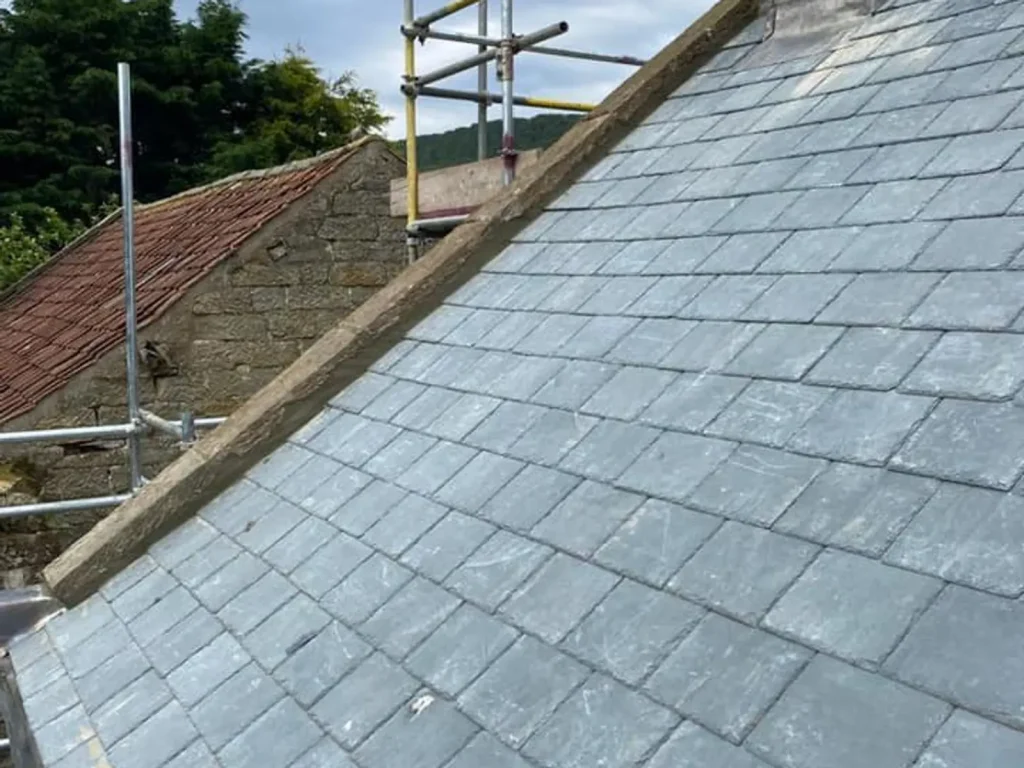 New slate roof, by AAA Roofing