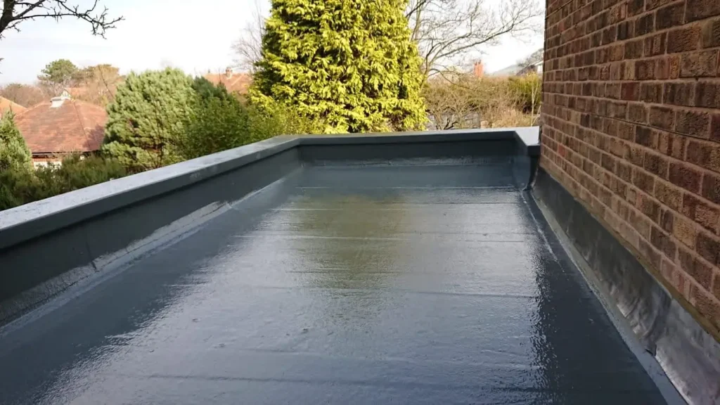 A small flat roof